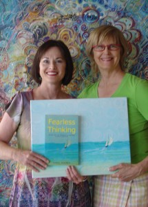 Carol with cover artist Susan Wood